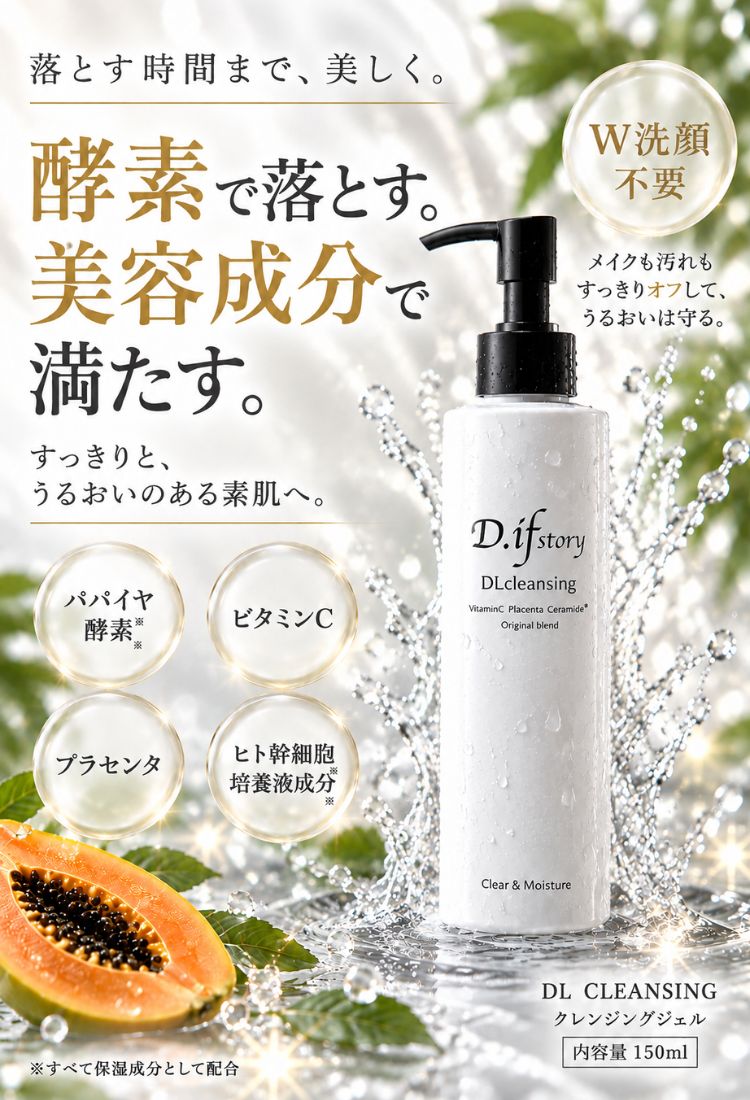 DLクレンジング(クレンジングジェル) | 本物の宝石成分配合の煌めく
