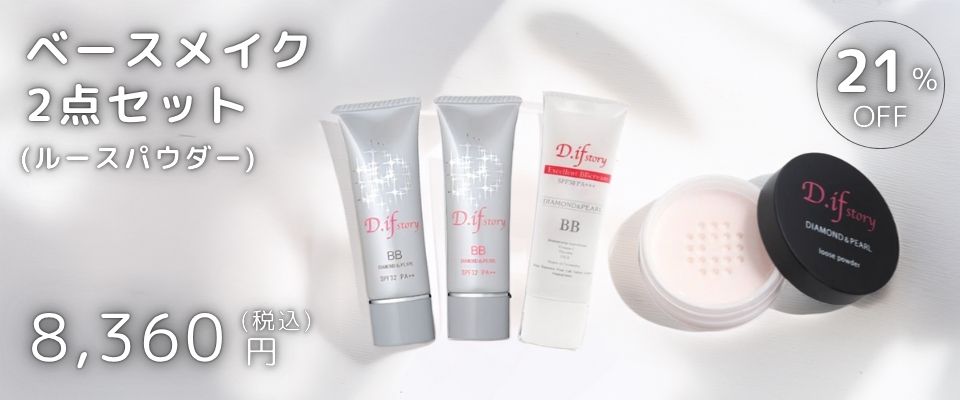 ベースメイク2点セット(ルースパウダー)